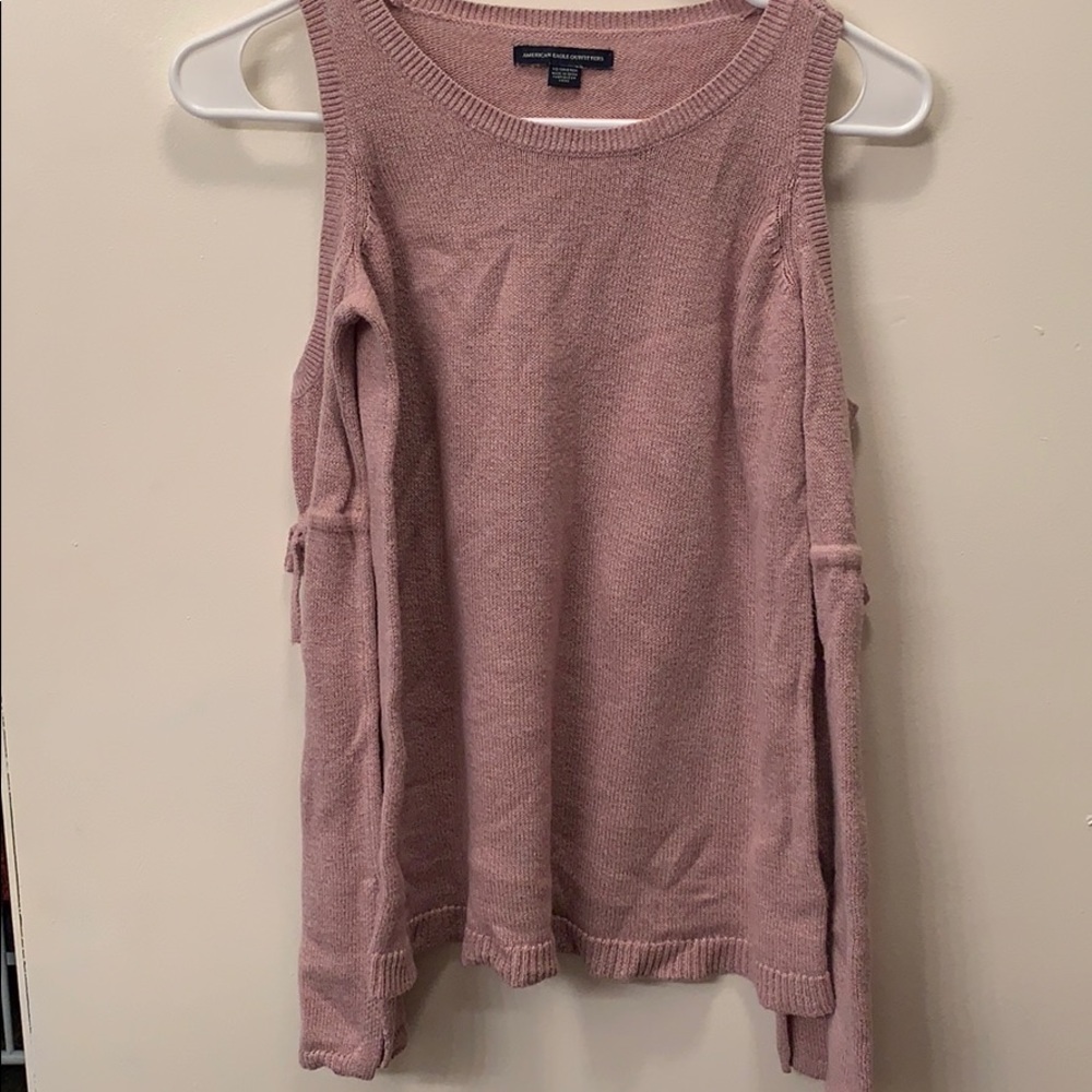 American Eagle open shoulder sweater size XS